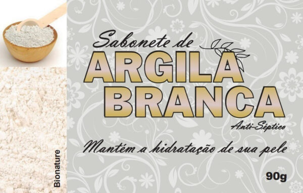 Sabonete Clareador de Argila Branca e Dolomita