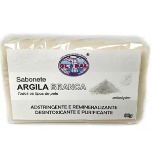 Sabonete Clareador de Argila Branca e Dolomita