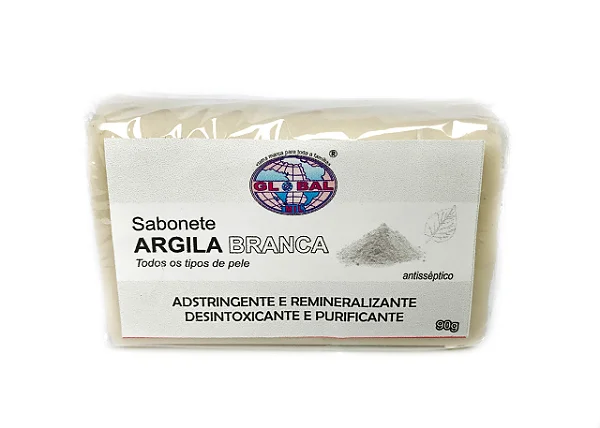 Sabonete Clareador de Argila Branca e Dolomita